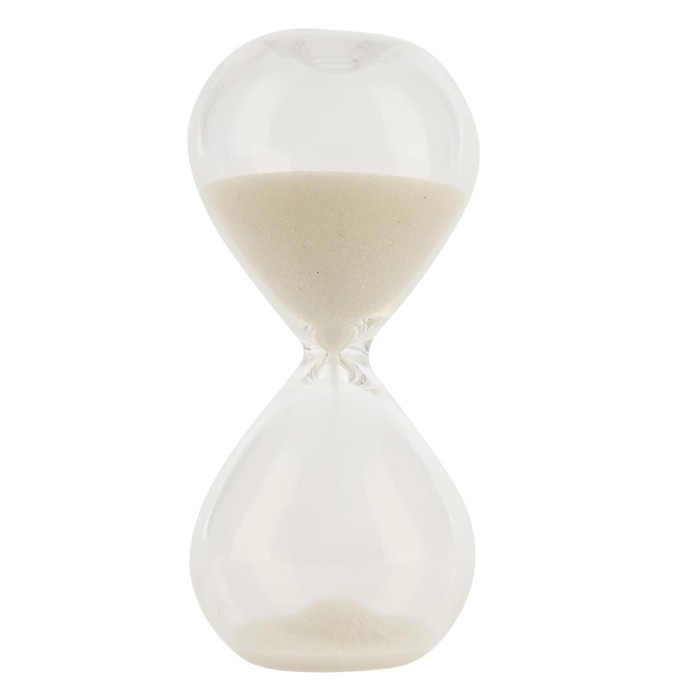 CLESSIDRA BIANCA 8CM 3MINUTI